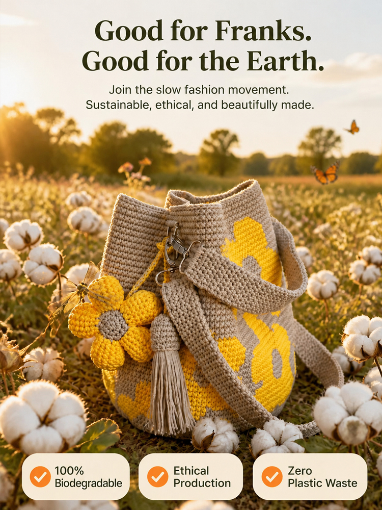 ⭐Hand-Knit Floral Shoulder Bag | Spacious & Lightweight | Gift Card🌸