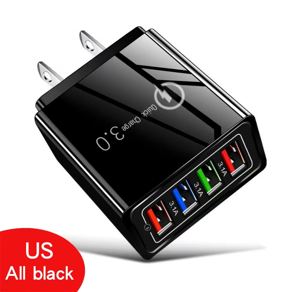 🔋4-Port GaN Charger | Save Battery Life | Fast Charge 4 Devices | Travel Friendly | 50% Off⚡