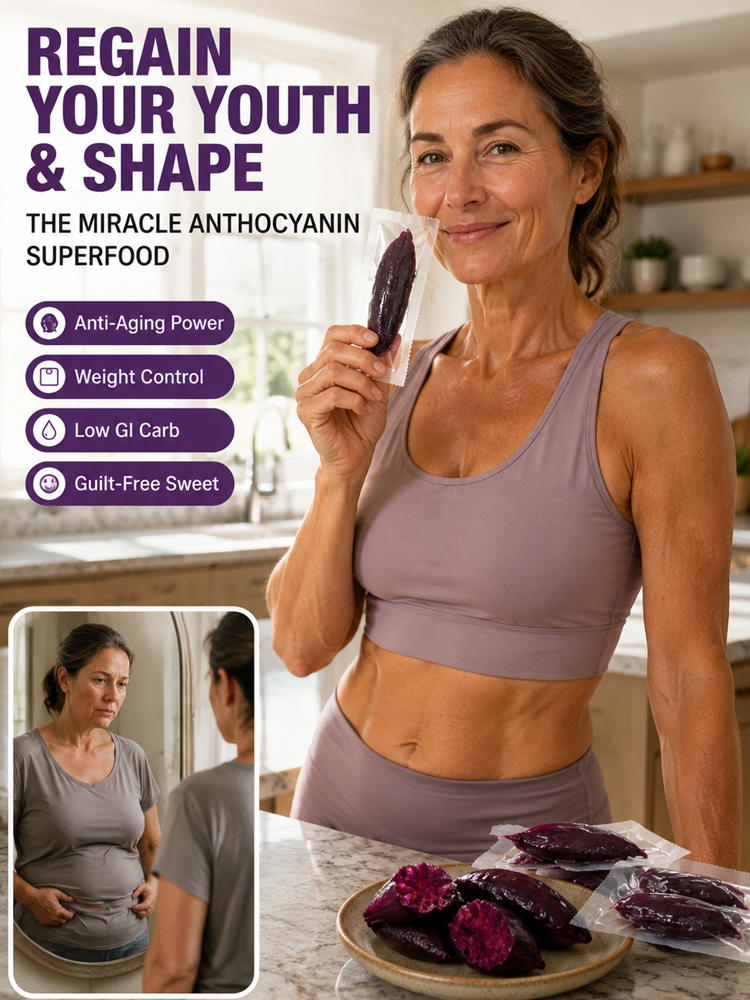 ✨ [Available Only 30 Days/Year] ✨ Premium Central Valley Organic Purple Yam Strips triple-steamed for the ultimate soft and chewy texture 🍠