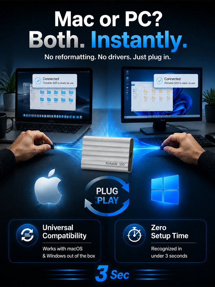 Ultra-Fast 32TB SSD | Transfer 4K in 1s | IP67 Waterproof | 50% OFF 🎁
