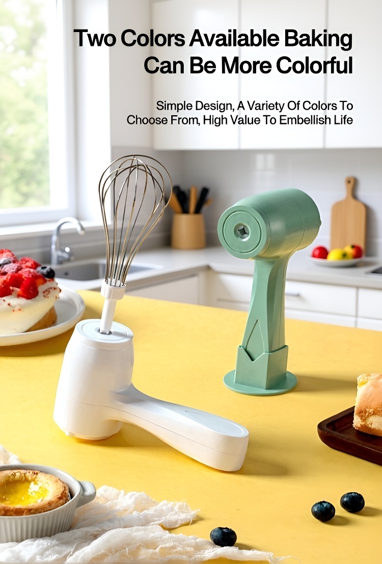 Ergonomic hand mixer with multiple speed settings