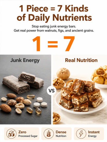 【Only 21 days of sales per year】 Premium California Fig, Walnut & Sesame Superfood Bites