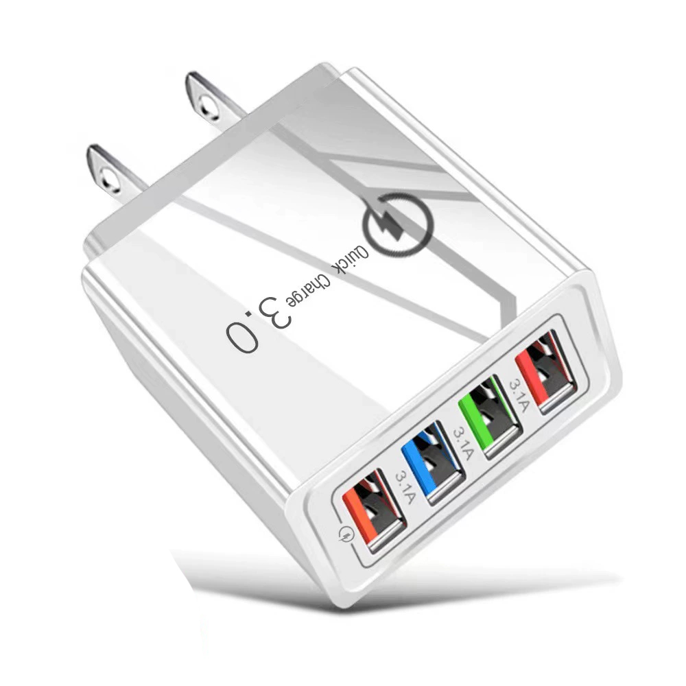🔋4-Port GaN Charger | Save Battery Life | Fast Charge 4 Devices | Travel Friendly | 50% Off⚡