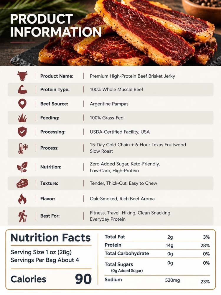 🔥 <Sold Out 50K+ Packs> Pure pasture-raised beef jerky, perfectly thick-cut with melt-in-your-mouth flavor! 🍖
