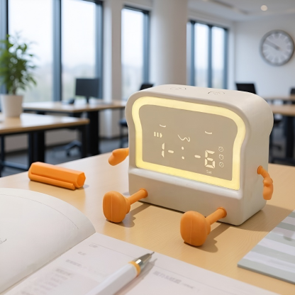 Smart Bedside Toast Clock with Timer
