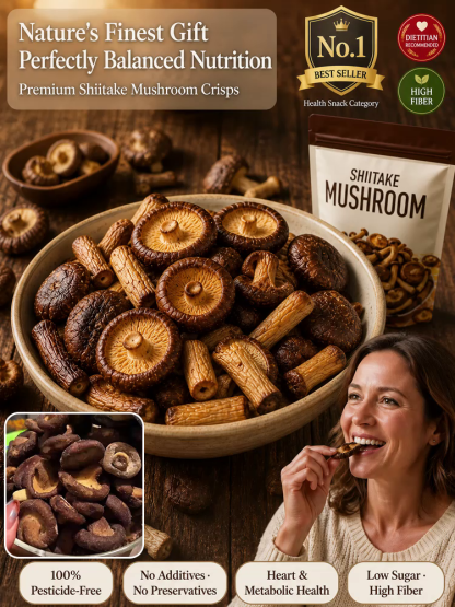 🌲 Double-Effect Mushroom Crisps | USDA Organic | Extra Crunchy | 50% Off Special 🍄