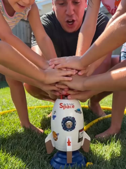 🚀 [50% OFF Flash Sale] Flying Rocket Water Sprinkler for Kids | Turn Your Backyard into a Mini Water Park in 1 Second! 💦