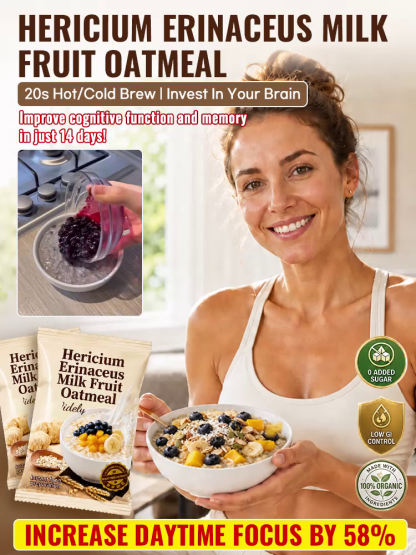 🥣 For less than a cheap lunch 🍔, enjoy rich, thick blueberry mango low-GI oatmeal—stabilize sugar and boost focus in 20s! 🧠