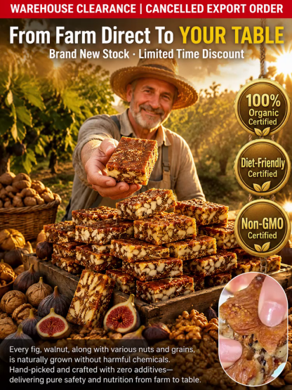 【Only 21 days of sales per year】 Premium California Fig, Walnut & Sesame Superfood Bites