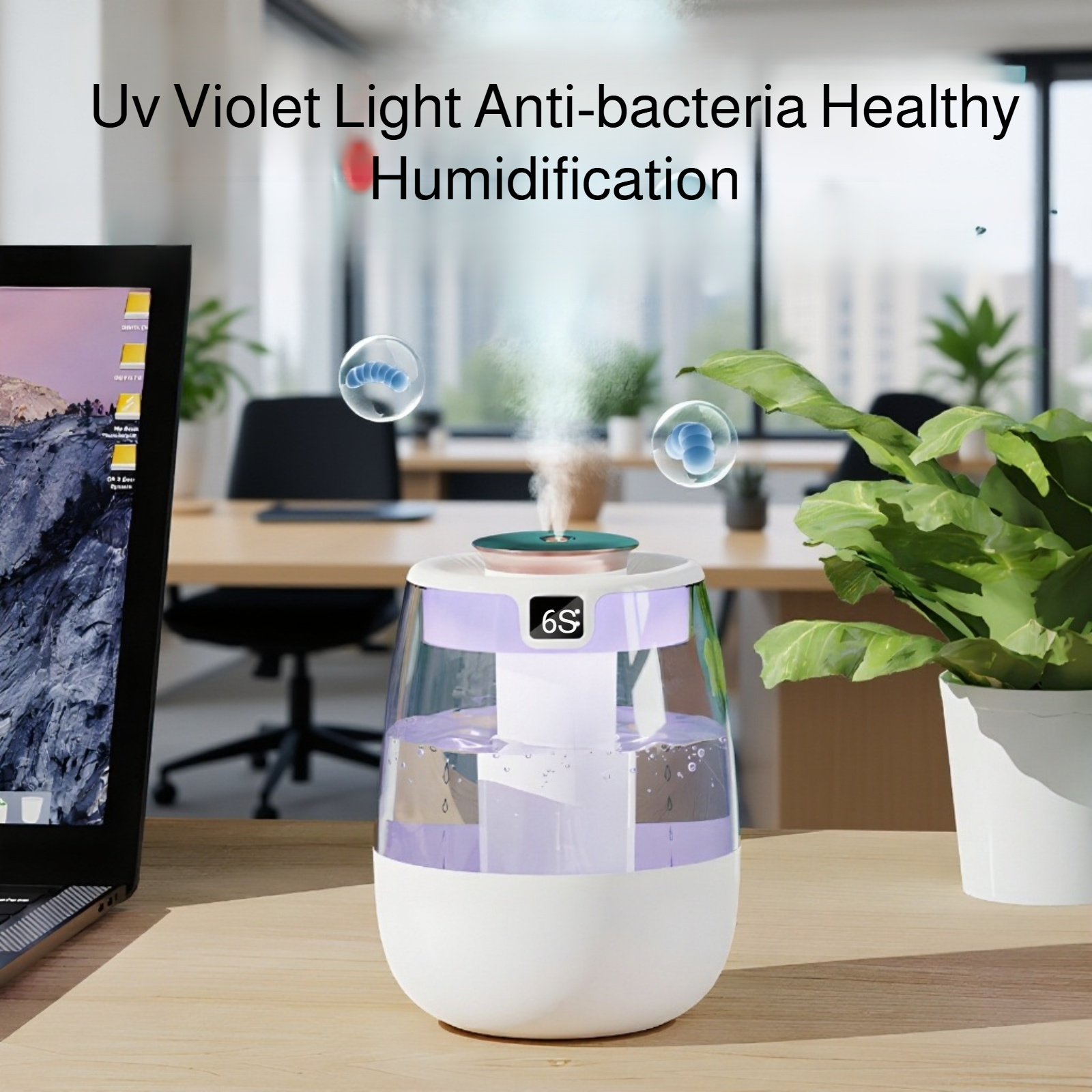 Dual Nozzle USB Large Mist Air Humidifier