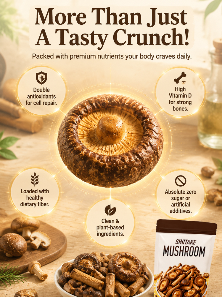🌲 Double-Effect Mushroom Crisps | USDA Organic | Extra Crunchy | 50% Off Special 🍄