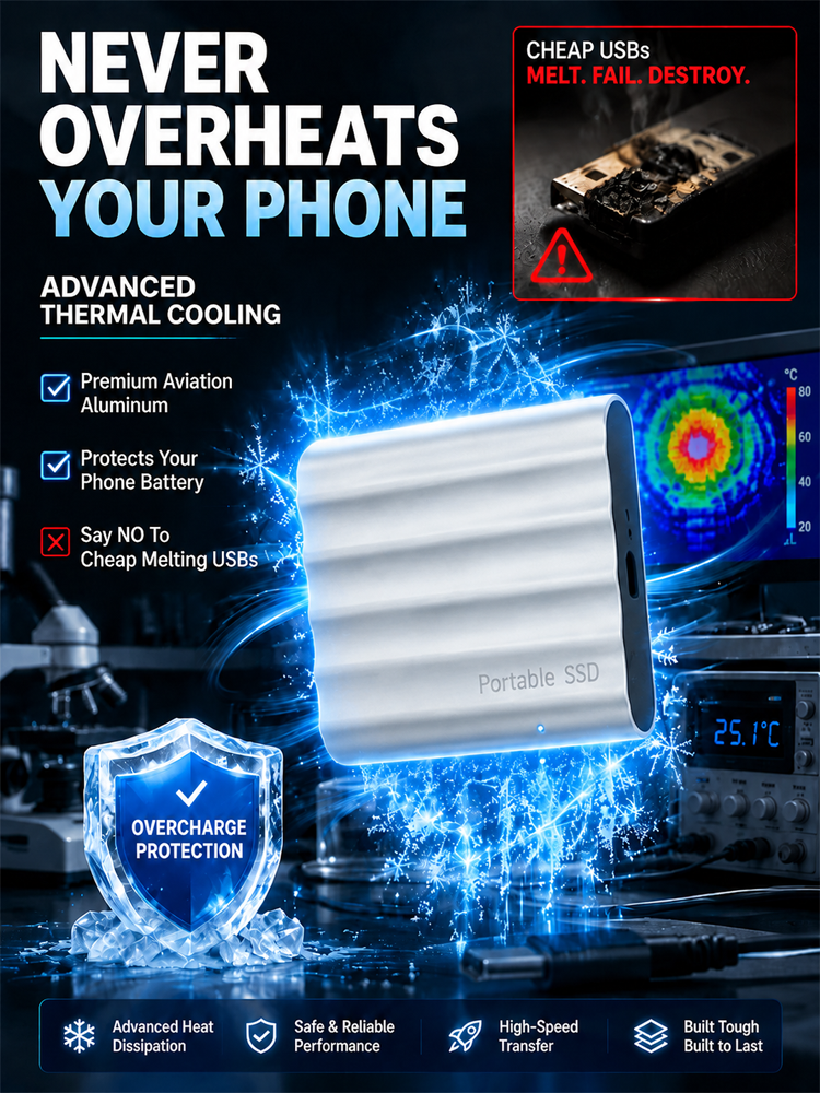  Ultra-Fast 32TB SSD | Transfer 4K in 1s | IP67 Waterproof | 50% OFF 🎁