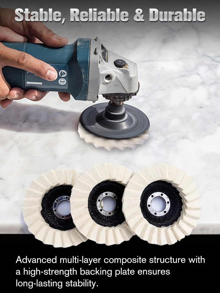 【✨ Premium Wool Flap Discs, instantly transforms rusty scrap into a flawless mirror finish! ✨】
