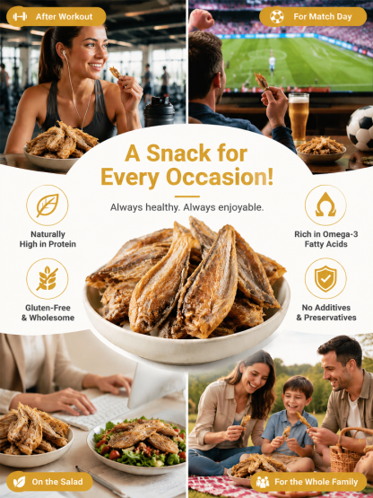 【One bag / 150 fish】Ready-to-eat crispy and delicious dried yellow croaker ❤ Non-fried, low-calorie