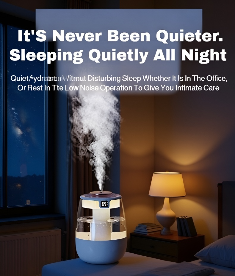 Dual Nozzle USB Large Mist Air Humidifier