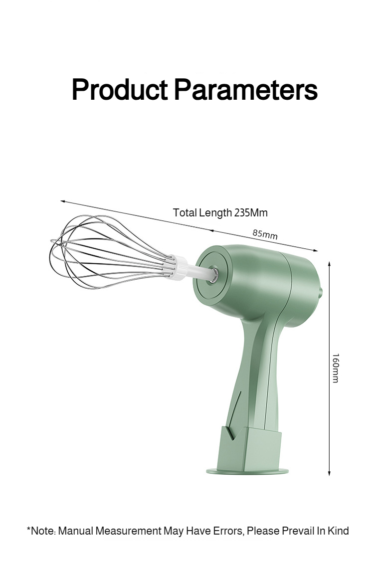 Handheld mixer blending ingredients for cookies