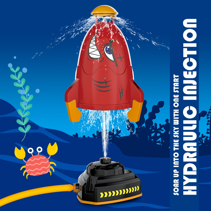 🚀 [50% OFF Flash Sale] Flying Rocket Water Sprinkler for Kids | Turn Your Backyard into a Mini Water Park in 1 Second! 💦