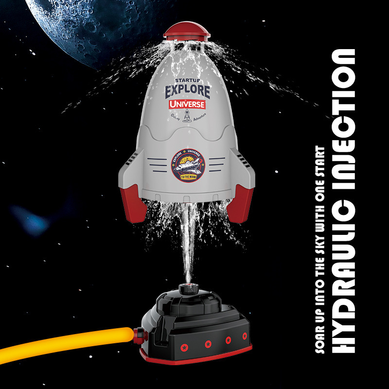 🚀 [50% OFF Flash Sale] Flying Rocket Water Sprinkler for Kids | Turn Your Backyard into a Mini Water Park in 1 Second! 💦