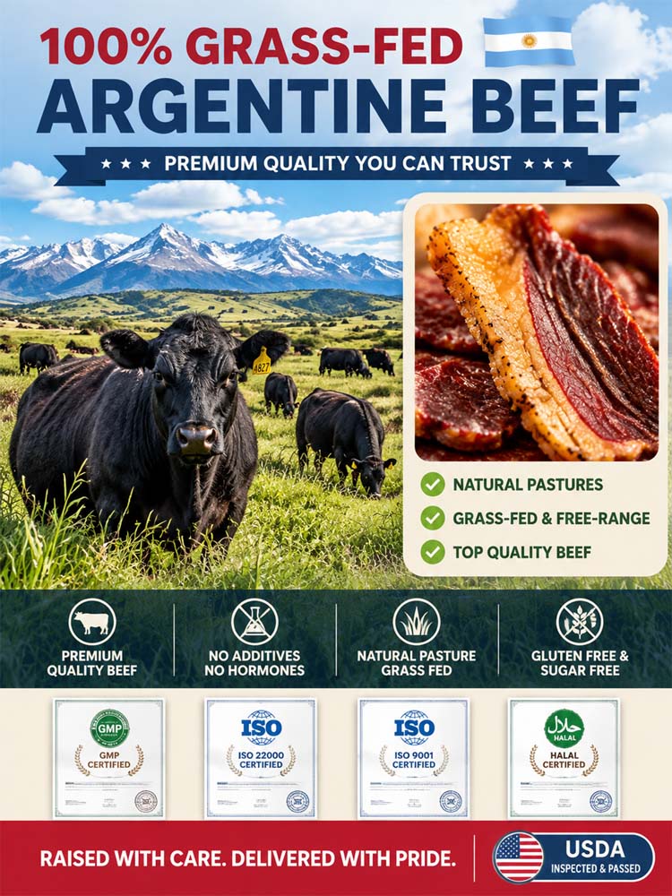 🔥 <Sold Out 50K+ Packs> Pure pasture-raised beef jerky, perfectly thick-cut with melt-in-your-mouth flavor! 🍖