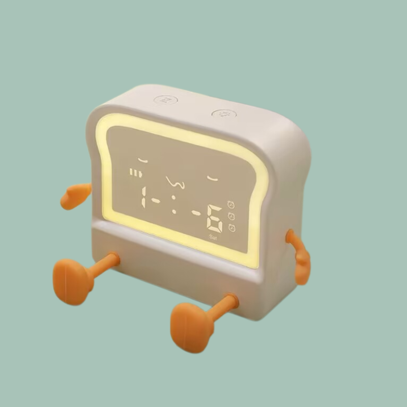 Smart Bedside Toast Clock with Timer