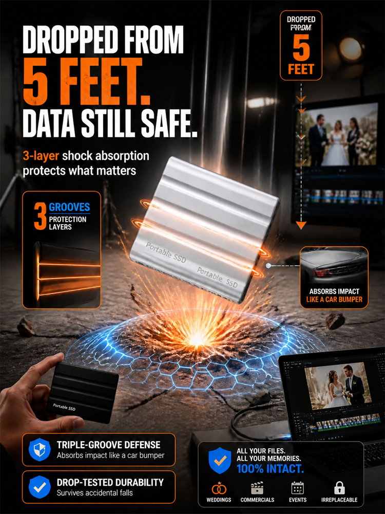  Ultra-Fast 32TB SSD | Transfer 4K in 1s | IP67 Waterproof | 50% OFF 🎁