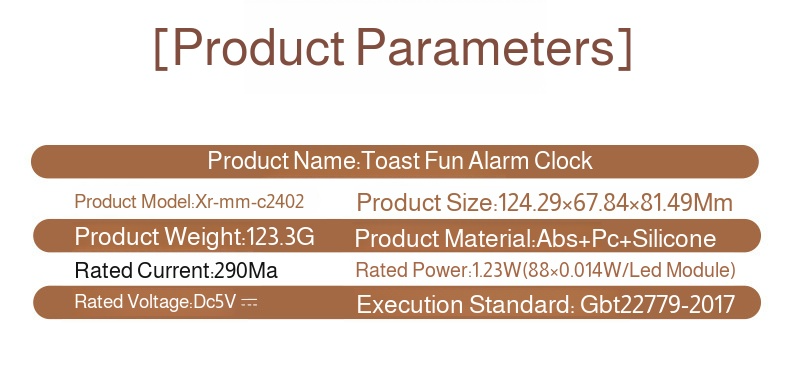 Multifunctional bedside clock with digital timer