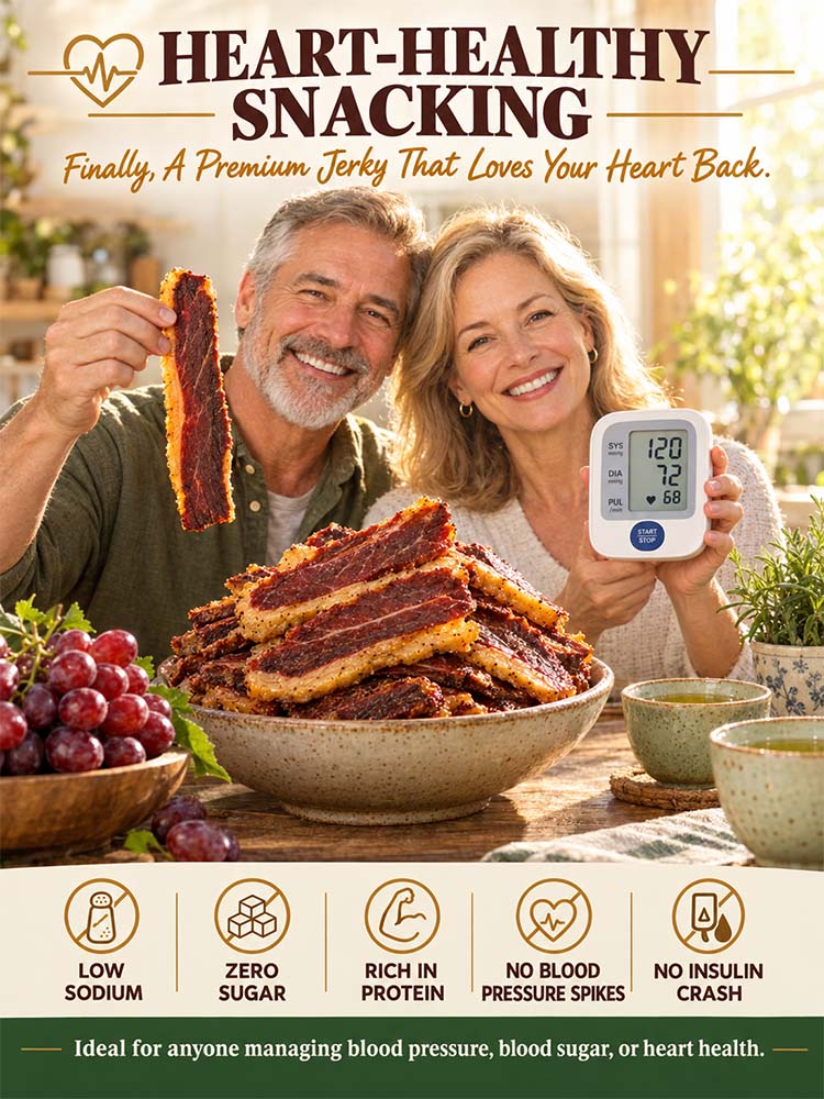 🔥 <Sold Out 50K+ Packs> Pure pasture-raised beef jerky, perfectly thick-cut with melt-in-your-mouth flavor! 🍖