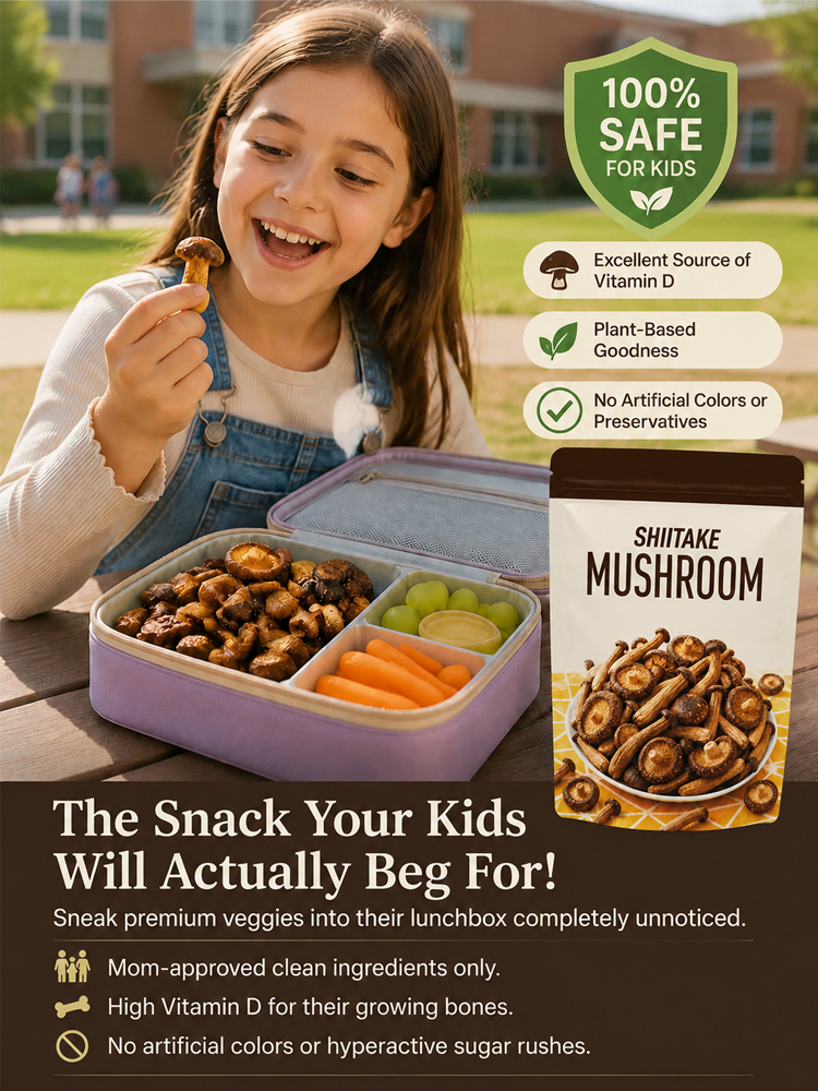🌲 Double-Effect Mushroom Crisps | USDA Organic | Extra Crunchy | 50% Off Special 🍄