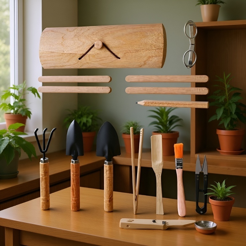 Kit de grădinărit pentru acasă, ideal pentru flori și plante în ghiveci