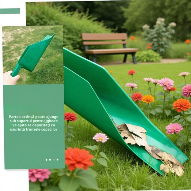 Unelte de curățare a jgheaburilor pentru grădină, lopată pentru frunze și resturi