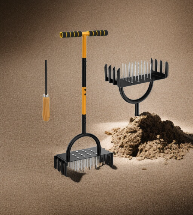 Aerator eficient pentru întreținerea gazonului