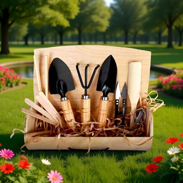 Kit de grădinărit pentru acasă, ideal pentru flori și plante în ghiveci