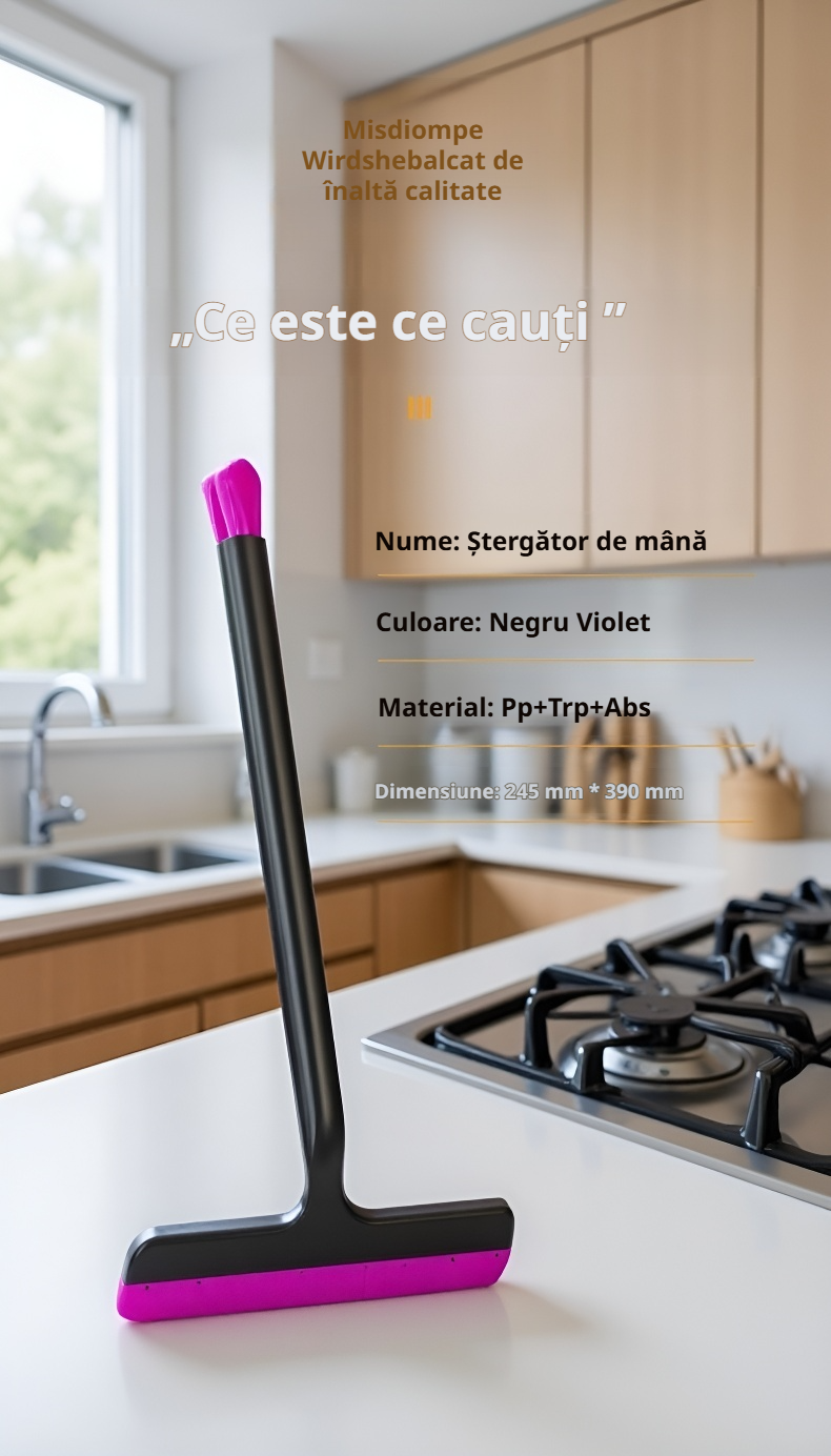 Accesoriu ideal pentru îndepărtarea apei de pe sticlă