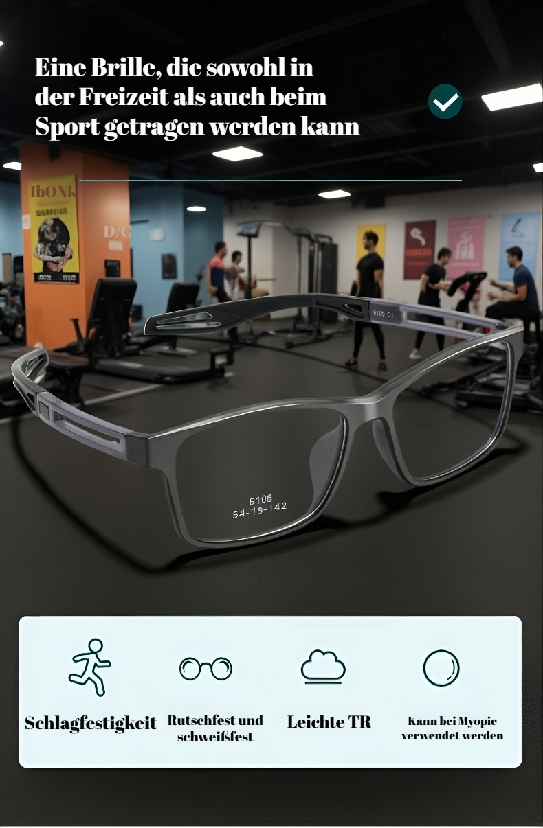 Stoßfeste Sportbrille für maximale Sicherheit