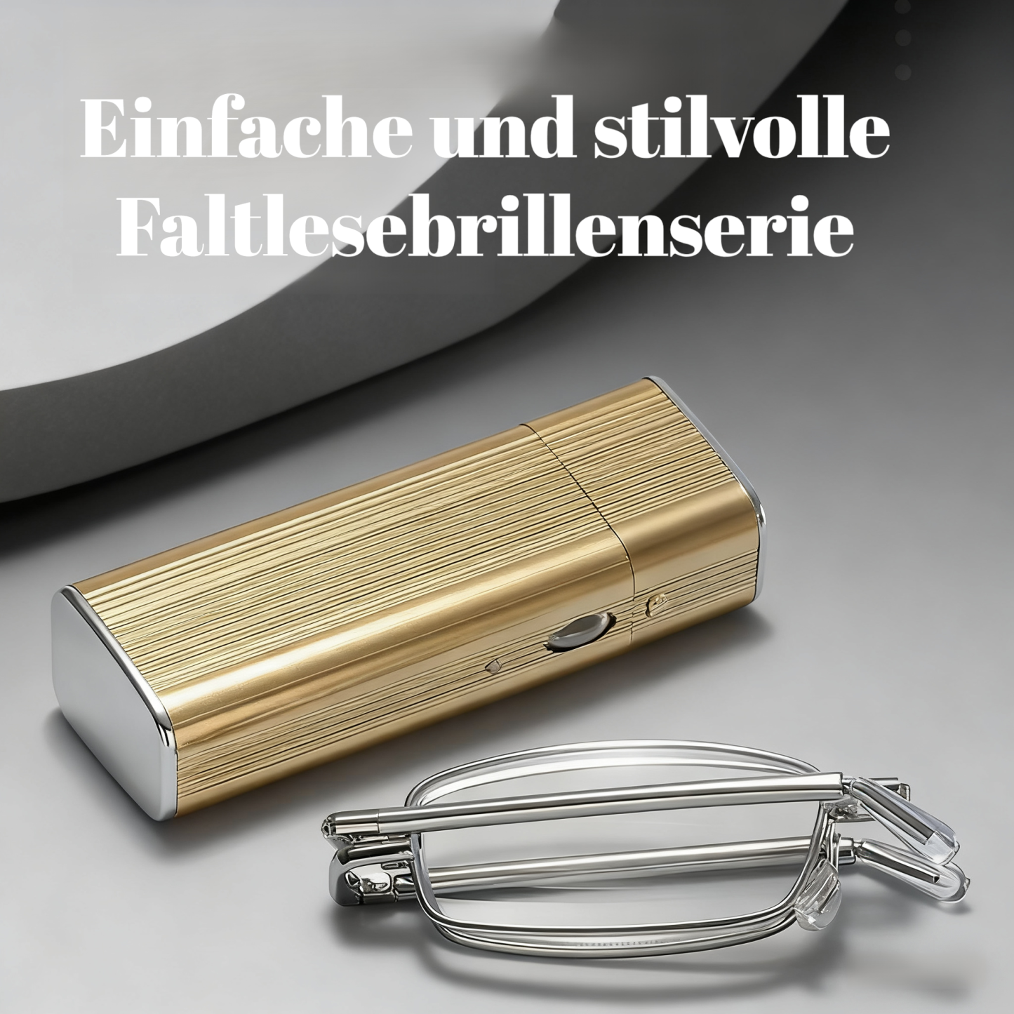 Kompakte, faltbare Lesebrille mit Blaulichtschutz für unterwegs