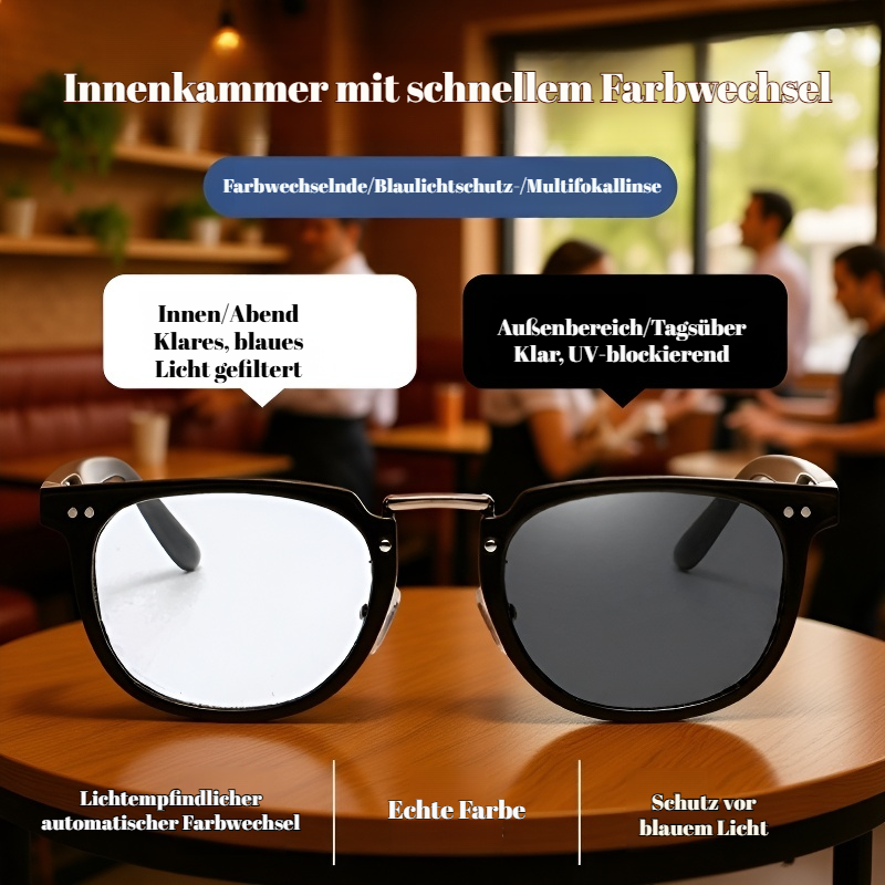 Moderne Herren Lesebrille für Fern- und Nahsicht