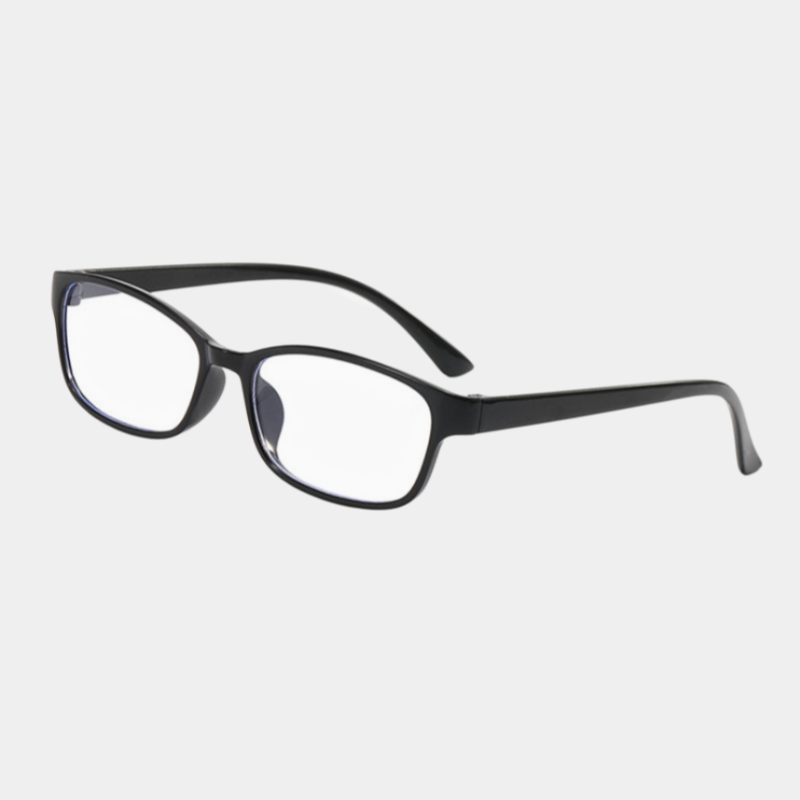 Ultraleichte Lesebrille für unterwegs, HD-Rechteckrahmen, Unisex
