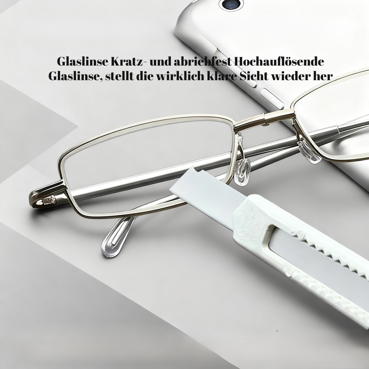 Ultra-leichte faltbare Damen-Lesebrille – Hochauflösende Taschen-Lesebrille