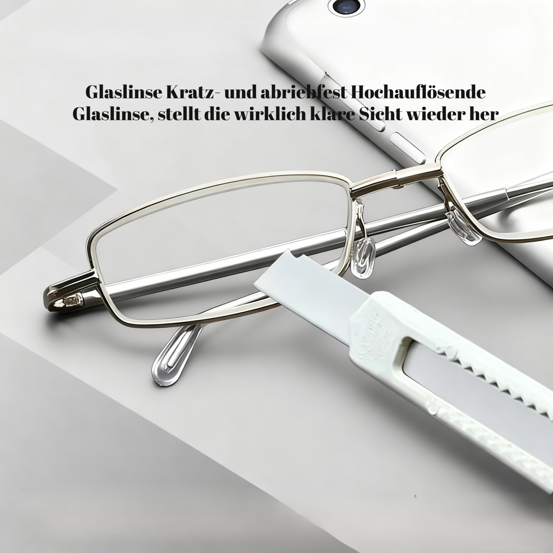 Ultra-leichte faltbare Damen-Lesebrille – Hochauflösende Taschen-Lesebrille