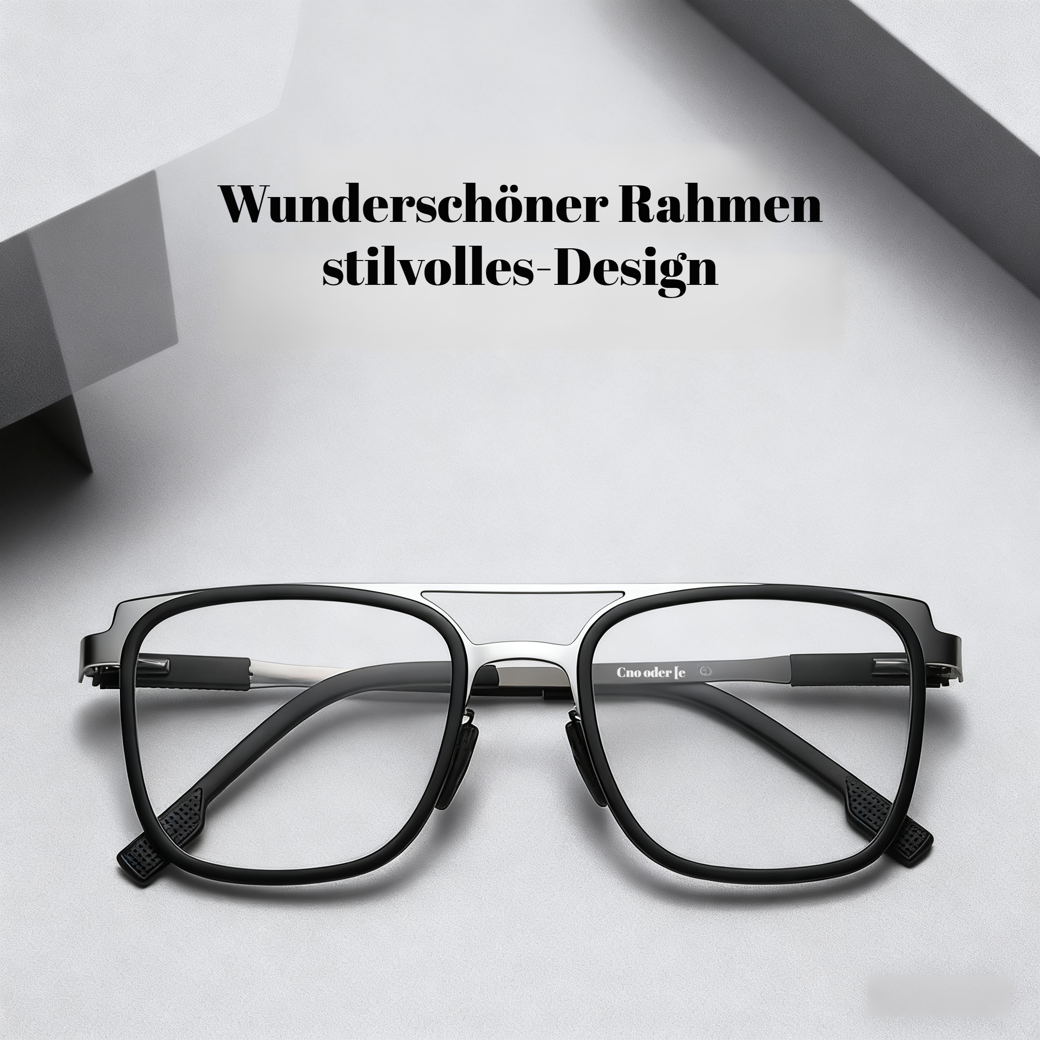 Großrahmen-Multifokalbrille für Männer, geeignet für Nah- und Fernsicht