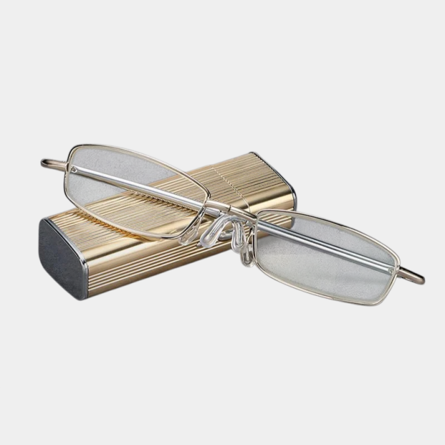 Kompakte, faltbare Lesebrille mit Blaulichtschutz für unterwegs