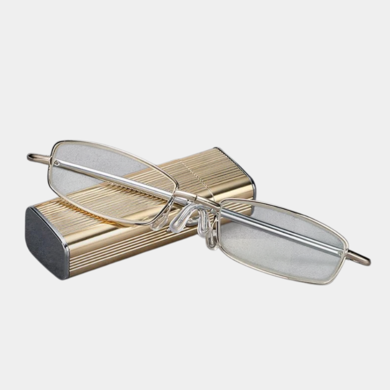 Kompakte, faltbare Lesebrille mit Blaulichtschutz für unterwegs