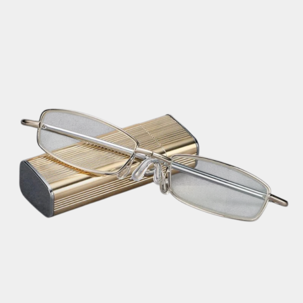 Kompakte, faltbare Lesebrille mit Blaulichtschutz für unterwegs