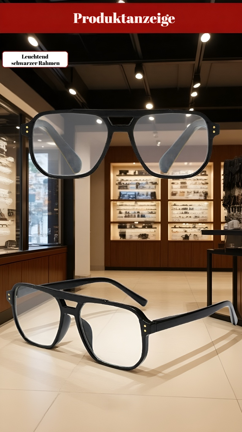 Stilvolle Herrenbrille mit Blaulichtfilter