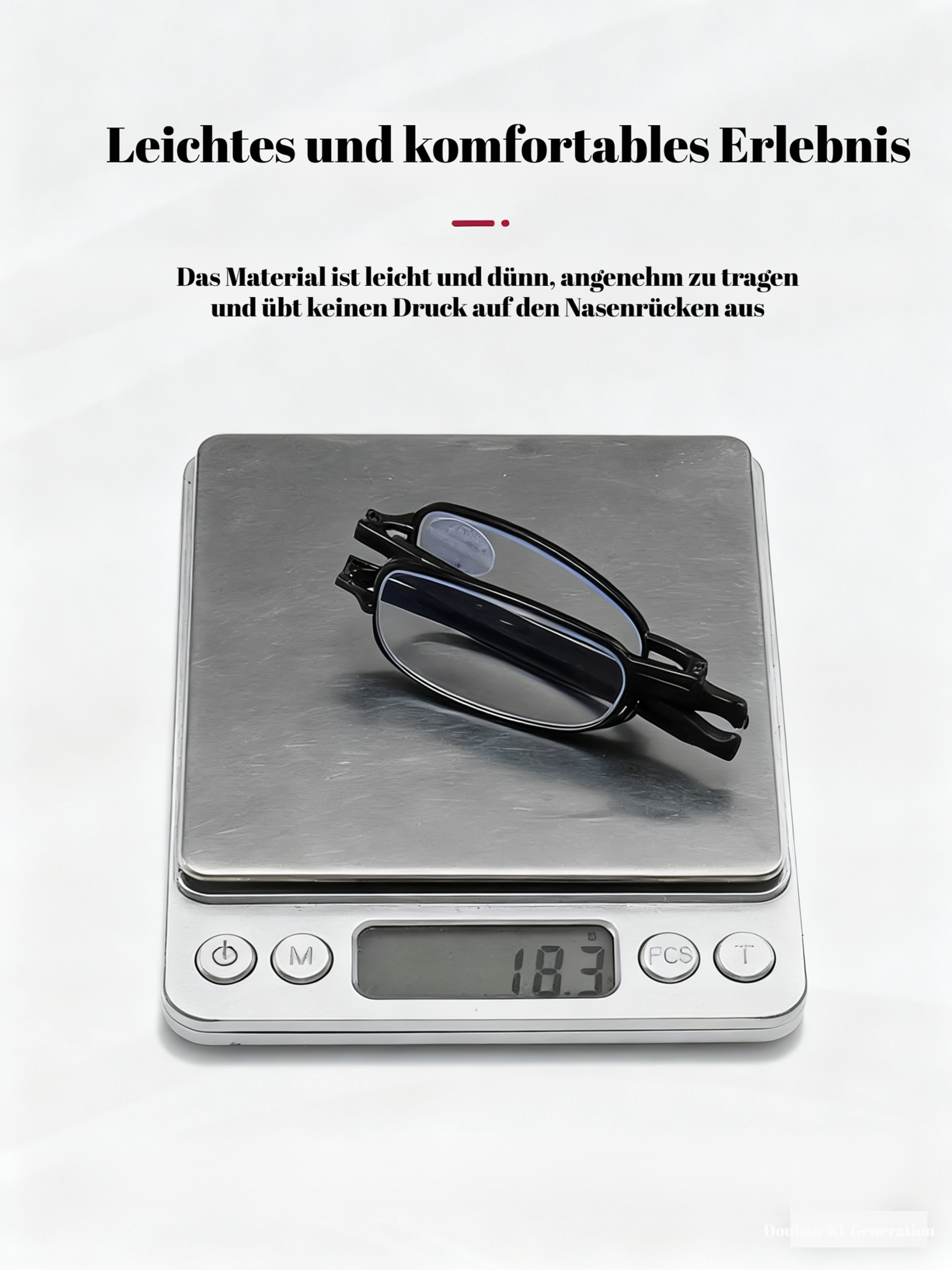 Kompakte Anti-Blaulicht-Lesebrille, faltbar, mit Schlüsselanhänger, für Männer und Frauen