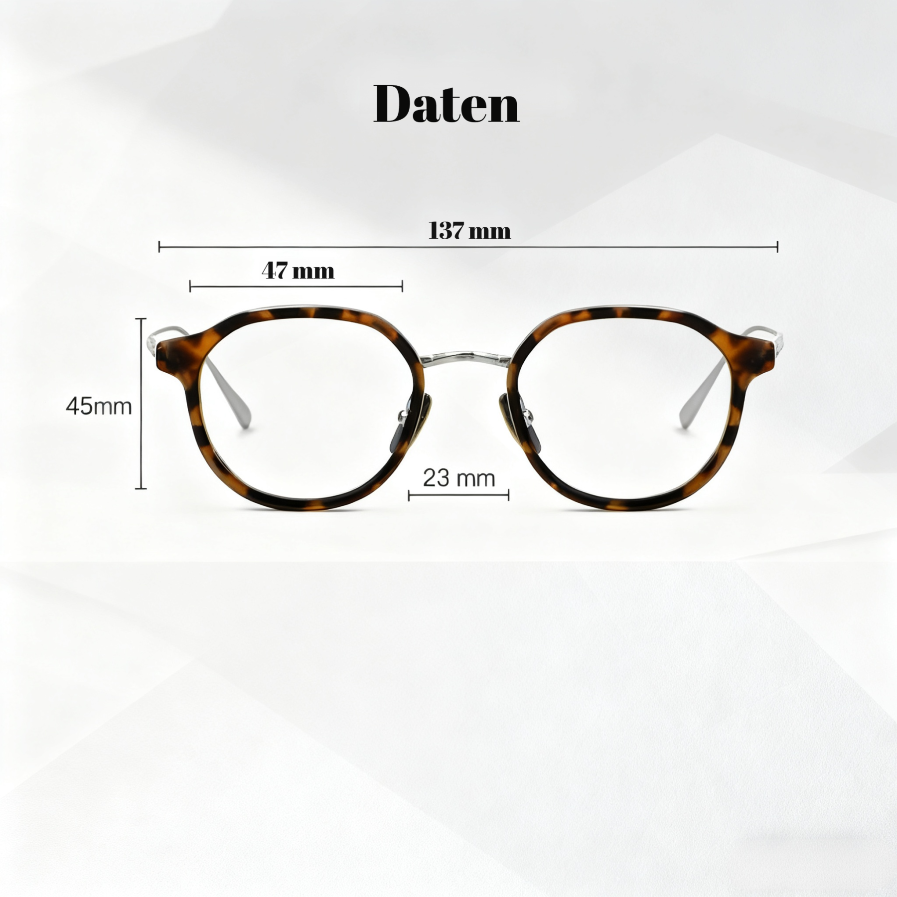 Männer Titan-Brillenfassung – Leichte Luxusfassung für Korrektionsbrillen