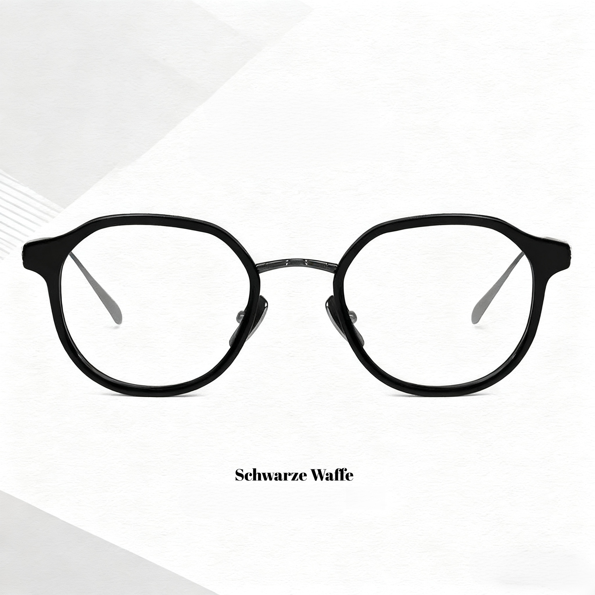 Männer Titan-Brillenfassung – Leichte Luxusfassung für Korrektionsbrillen