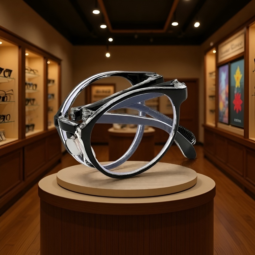 Automatisch fokussierende Senioren-Lesebrille mit klarem Sichtfeld, kompakt und komfortabel