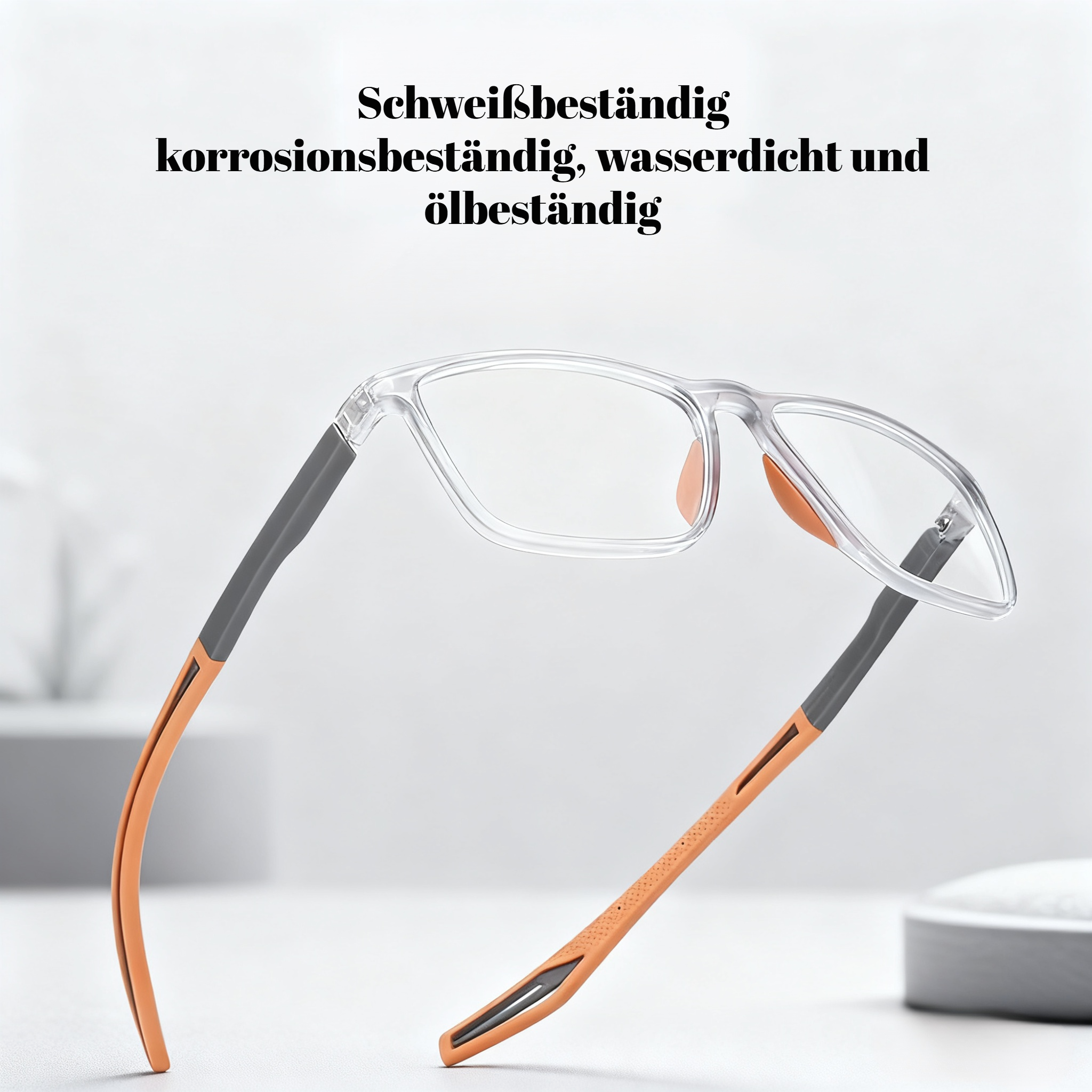 Ultra-leichte Lesebrille für Herren – Sportlich, rutschfest, Blaulichtschutz