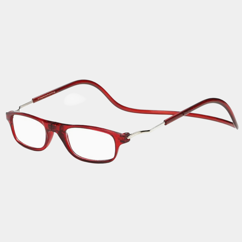Senioren-Lesebrille mit Magnetverschluss – Umhängeband, Anti-Verlust, Blaulichtschutz